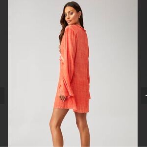 Rococo Sand Coral Mini Dress River Coral Bell